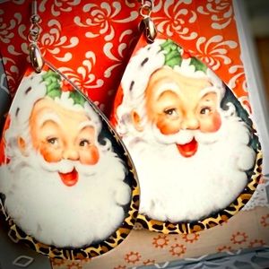 Santa Earrings